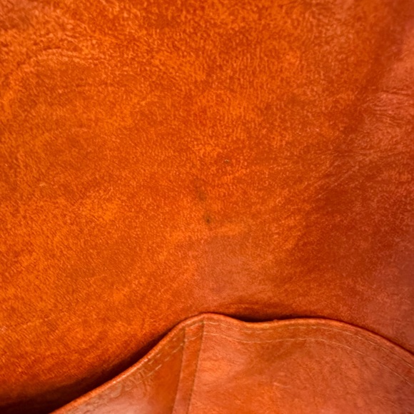 Orange leather bag - Picture 8 of 8